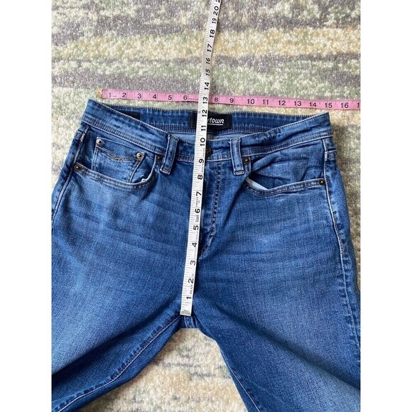 Revtown Automatic Jeans Men's 30 x 32 Dark Indigo Denim Straight - Picture 4 of 10